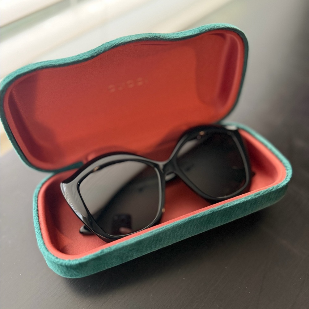 Gucci Black Sunglasses with Case